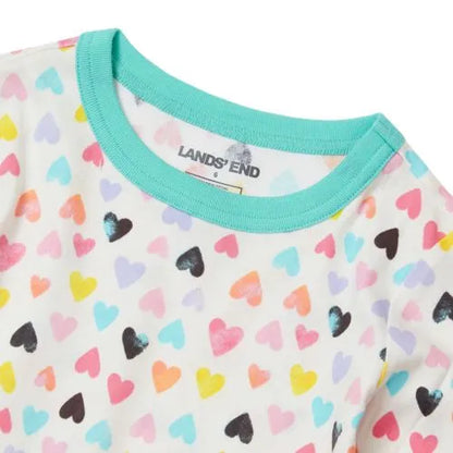 Kids Long Sleeve Top and Bottom Snug Fit Pajama Set