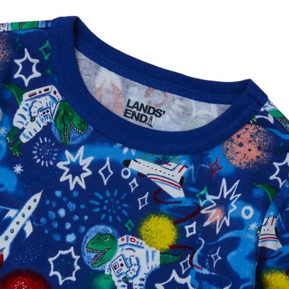 Kids Long Sleeve Top and Bottom Snug Fit Pajama Set