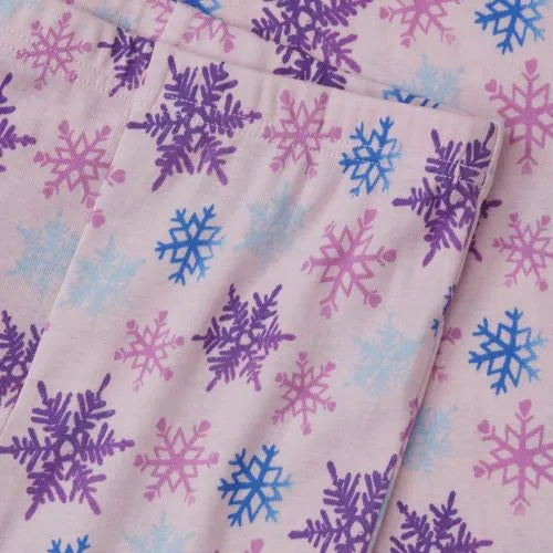 Kids Long Sleeve Top and Bottom Snug Fit Pajama Set