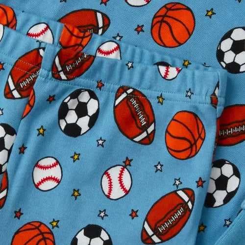 Kids Long Sleeve Top and Bottom Snug Fit Pajama Set