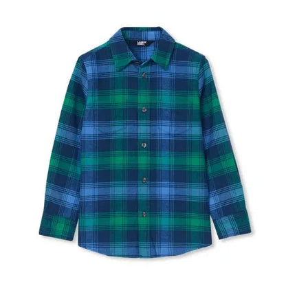 Kids Long Sleeve Flannel Shirt