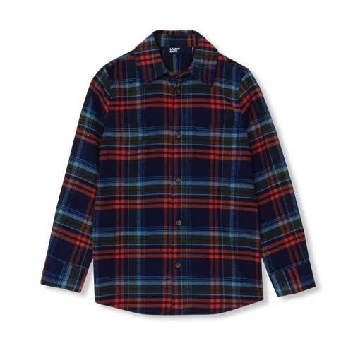Kids Long Sleeve Flannel Shirt