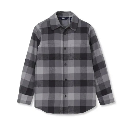 Kids Long Sleeve Flannel Shirt