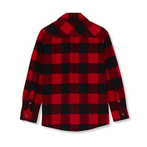 Kids Long Sleeve Flannel Shirt