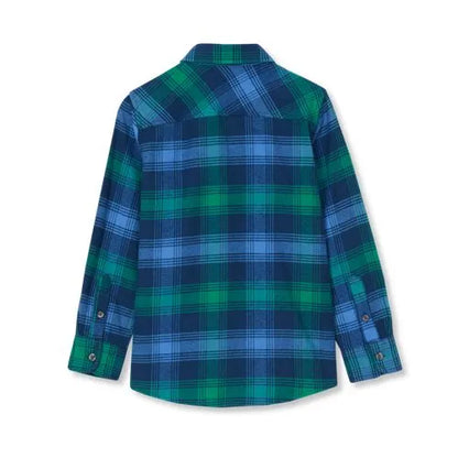 Kids Long Sleeve Flannel Shirt