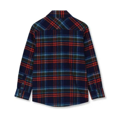 Kids Long Sleeve Flannel Shirt