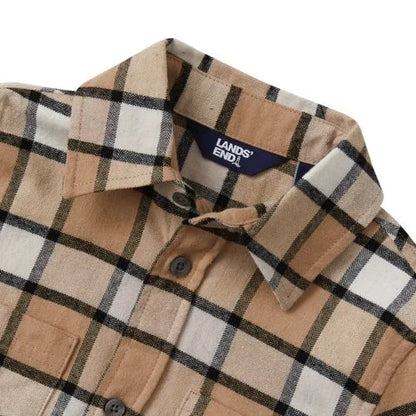 Kids Long Sleeve Flannel Shirt