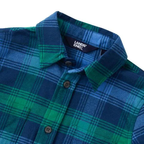 Kids Long Sleeve Flannel Shirt