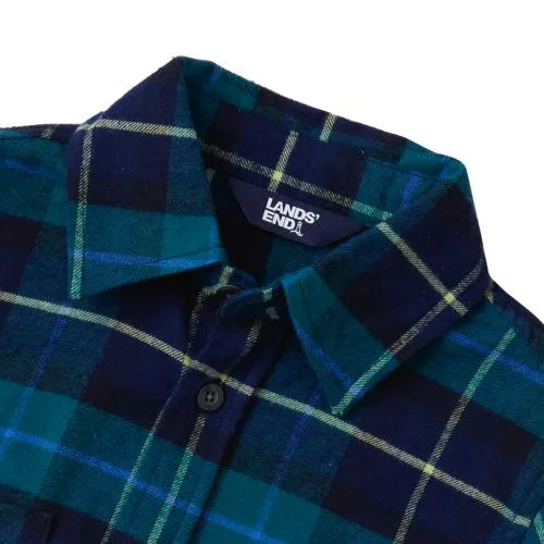 Kids Long Sleeve Flannel Shirt