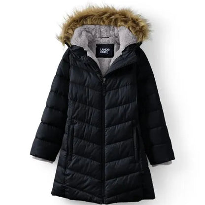 Girls Fleece Lined Parka