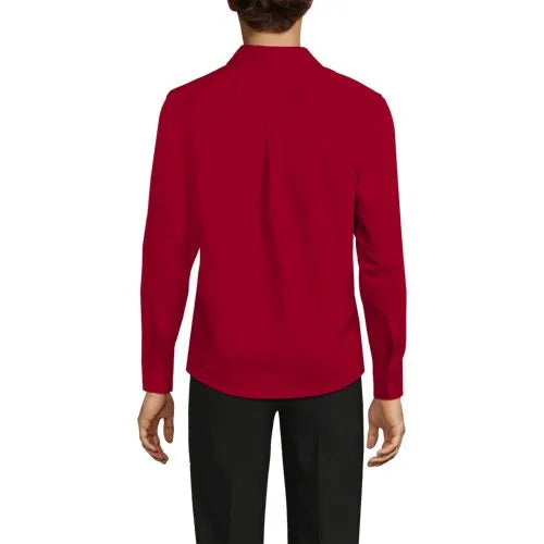 School Uniform Men's Ripstop Long Sleeve Utility Work Shirt