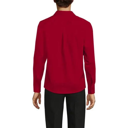 School Uniform Men's Ripstop Long Sleeve Utility Work Shirt