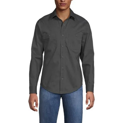 Men's Ripstop Long Sleeve Utility Work Shirt