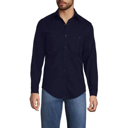 Men's Ripstop Long Sleeve Utility Work Shirt