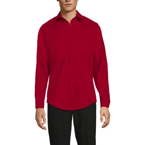School Uniform Men's Ripstop Long Sleeve Utility Work Shirt