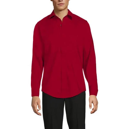 School Uniform Men's Ripstop Long Sleeve Utility Work Shirt