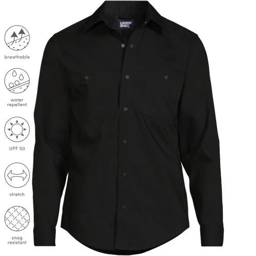 Men's Ripstop Long Sleeve Utility Work Shirt