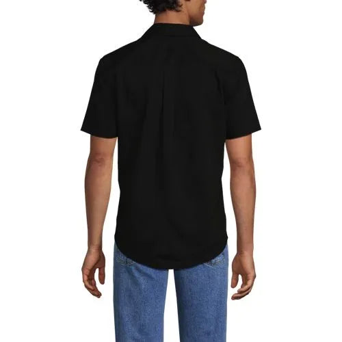 School Uniform Men's Ripstop Short Sleeve Utility Work Shirt