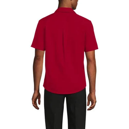 School Uniform Men's Ripstop Short Sleeve Utility Work Shirt