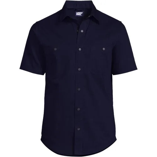 Men's Ripstop Short Sleeve Utility Work Shirt