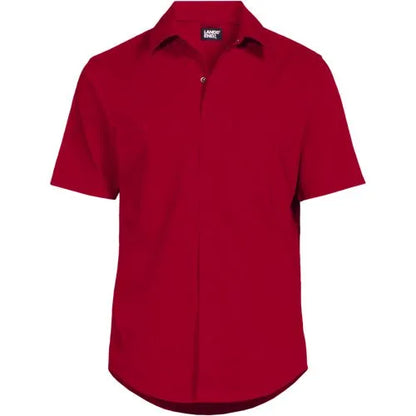 School Uniform Men's Ripstop Short Sleeve Utility Work Shirt