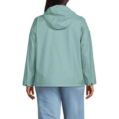 Women's Plus Size Squall Waterproof Rain Slicker Jacket