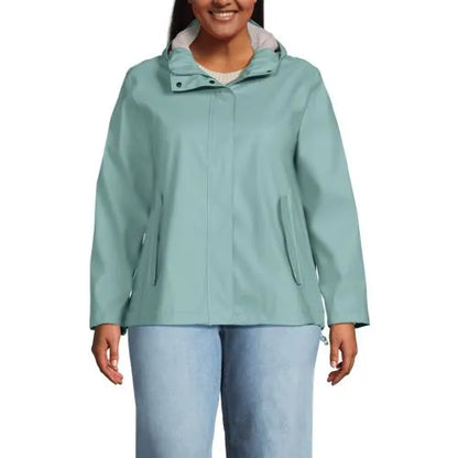 Women's Plus Size Squall Waterproof Rain Slicker Jacket