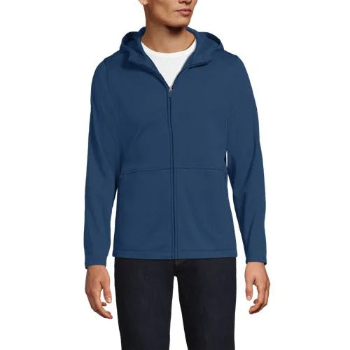 School Uniform Unisex Grid Tech Hooded Zip Front Jacket