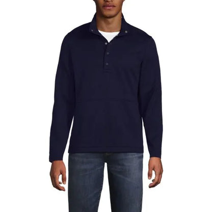 School Uniform Unisex Grid Tech Snapneck Pullover Shirt