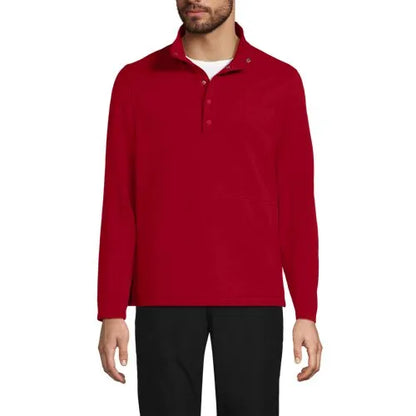 School Uniform Unisex Grid Tech Snapneck Pullover Shirt