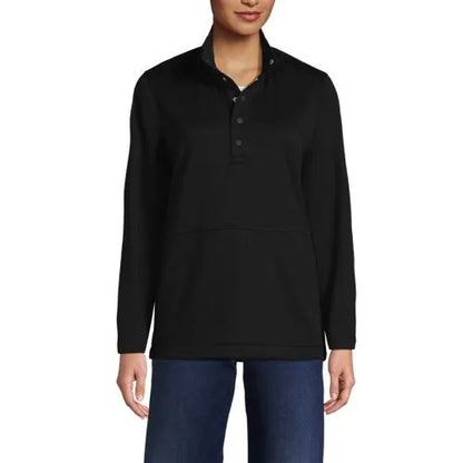 School Uniform Unisex Grid Tech Snapneck Pullover Shirt