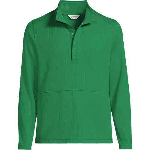 School Uniform Unisex Grid Tech Snapneck Pullover Shirt