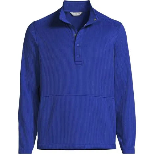 School Uniform Unisex Grid Tech Snapneck Pullover Shirt