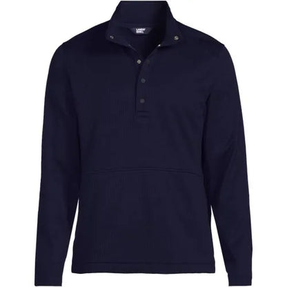 School Uniform Unisex Grid Tech Snapneck Pullover Shirt