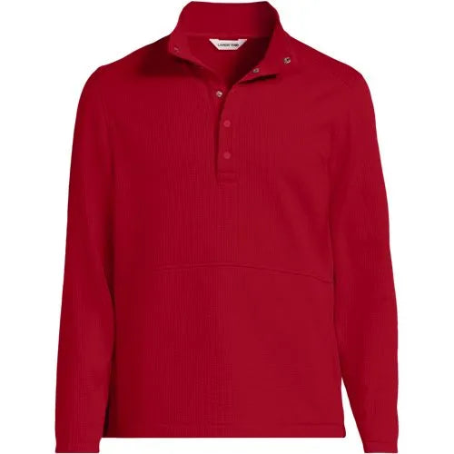 School Uniform Unisex Grid Tech Snapneck Pullover Shirt