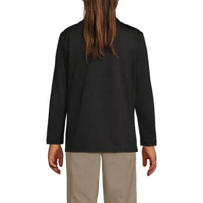 School Uniform Girls Long Sleeve Feminine Fit Rapid Dry Polo Shirt