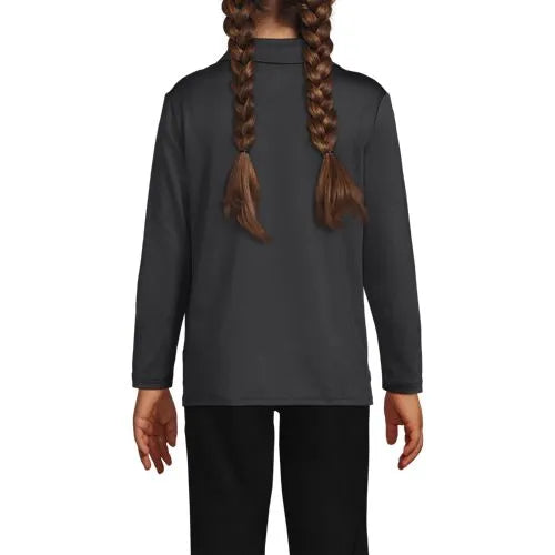 School Uniform Girls Long Sleeve Feminine Fit Rapid Dry Polo Shirt