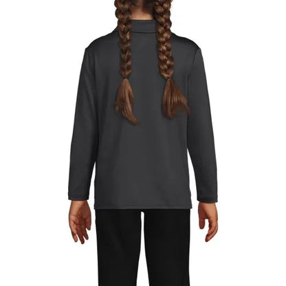 School Uniform Girls Long Sleeve Feminine Fit Rapid Dry Polo Shirt