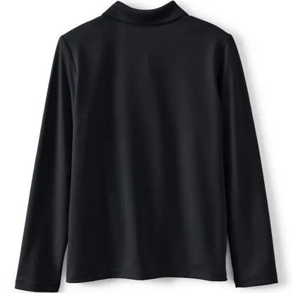 School Uniform Girls Long Sleeve Feminine Fit Rapid Dry Polo Shirt