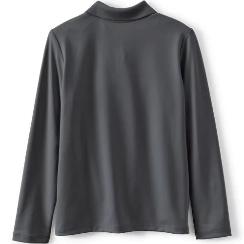 School Uniform Girls Long Sleeve Feminine Fit Rapid Dry Polo Shirt