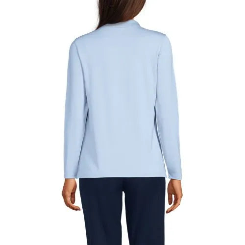 School Uniform Girls Long Sleeve Feminine Fit Rapid Dry Polo Shirt