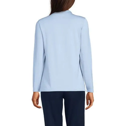 School Uniform Girls Long Sleeve Feminine Fit Rapid Dry Polo Shirt