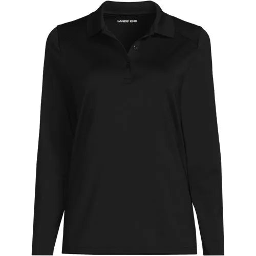 School Uniform Girls Long Sleeve Feminine Fit Rapid Dry Polo Shirt