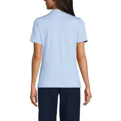 School Uniform Girls Short Sleeve Feminine Fit Rapid Dry Polo Shirt