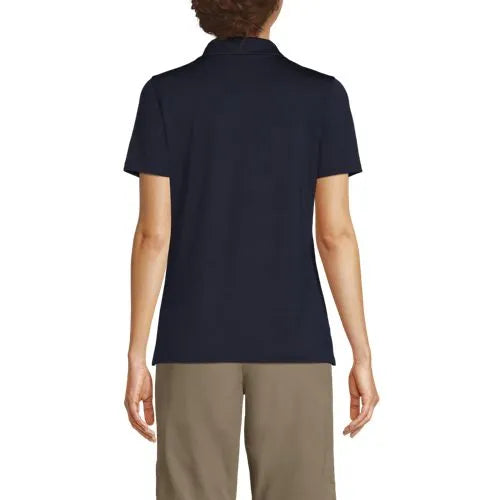 School Uniform Girls Short Sleeve Feminine Fit Rapid Dry Polo Shirt