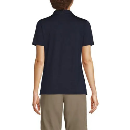 School Uniform Girls Short Sleeve Feminine Fit Rapid Dry Polo Shirt