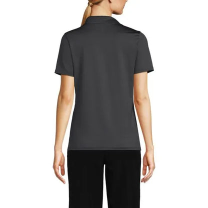 School Uniform Girls Short Sleeve Feminine Fit Rapid Dry Polo Shirt