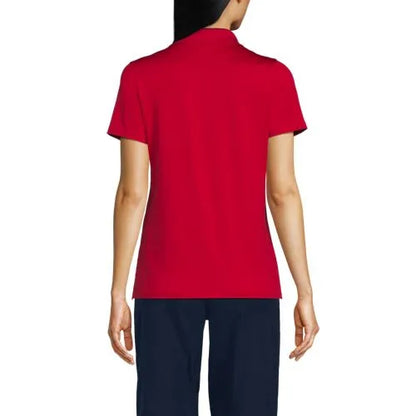 School Uniform Girls Short Sleeve Feminine Fit Rapid Dry Polo Shirt