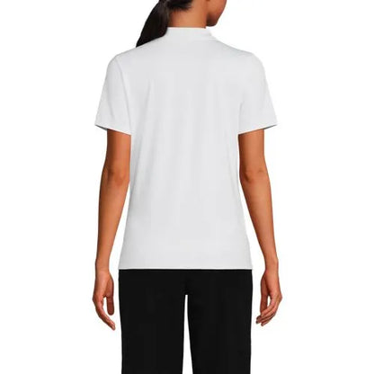 School Uniform Girls Short Sleeve Feminine Fit Rapid Dry Polo Shirt