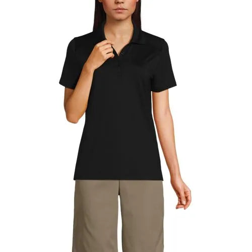 School Uniform Girls Short Sleeve Feminine Fit Rapid Dry Polo Shirt